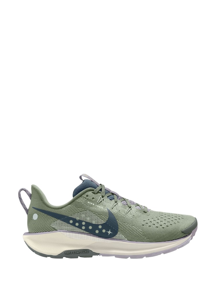 Nike green ReactX Pegasus Trail 5 Running Trainers - Image 1 of 4