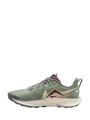 Nike green ReactX Pegasus Trail 5 Running Trainers - Image 2 of 4