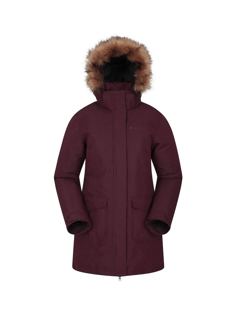 Mountain Warehouse Purple Tarka Waterproof Long Padded Jacket - Image 1 of 5