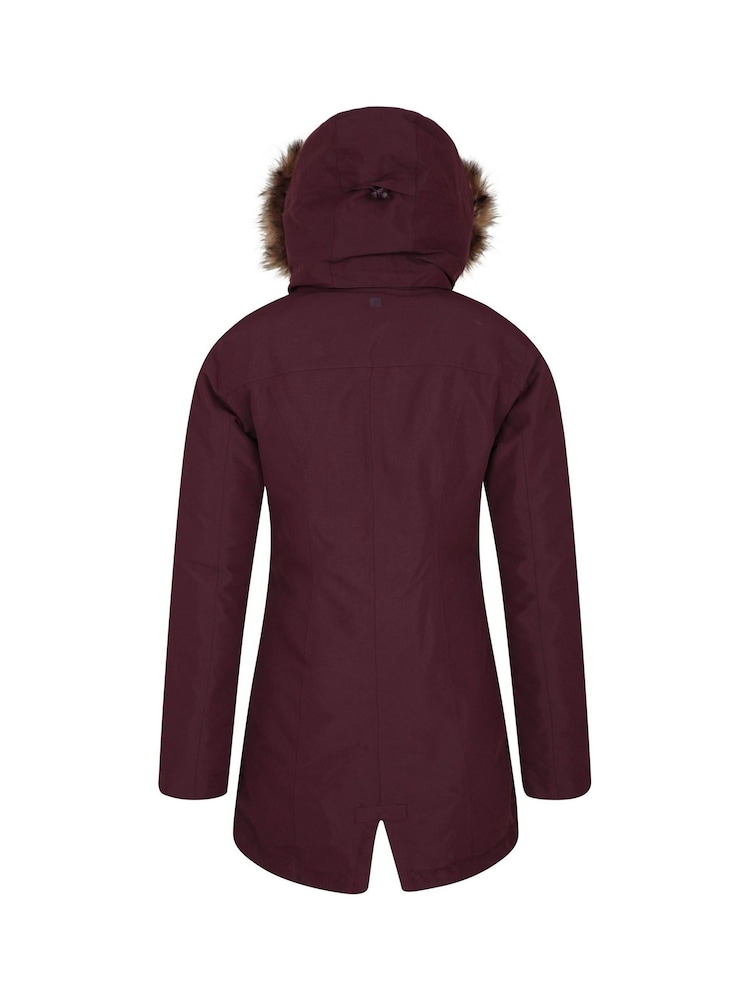 Mountain Warehouse Purple Tarka Waterproof Long Padded Jacket - Image 2 of 5