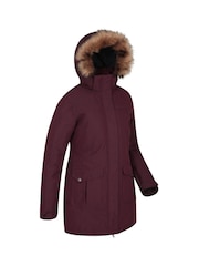 Mountain Warehouse Purple Tarka Waterproof Long Padded Jacket - Image 3 of 5