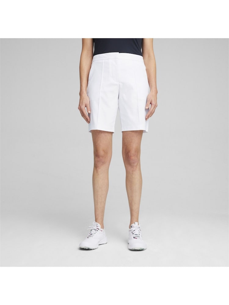 Puma White W Costa 8.5" Womens Golf Shorts - Image 1 of 5