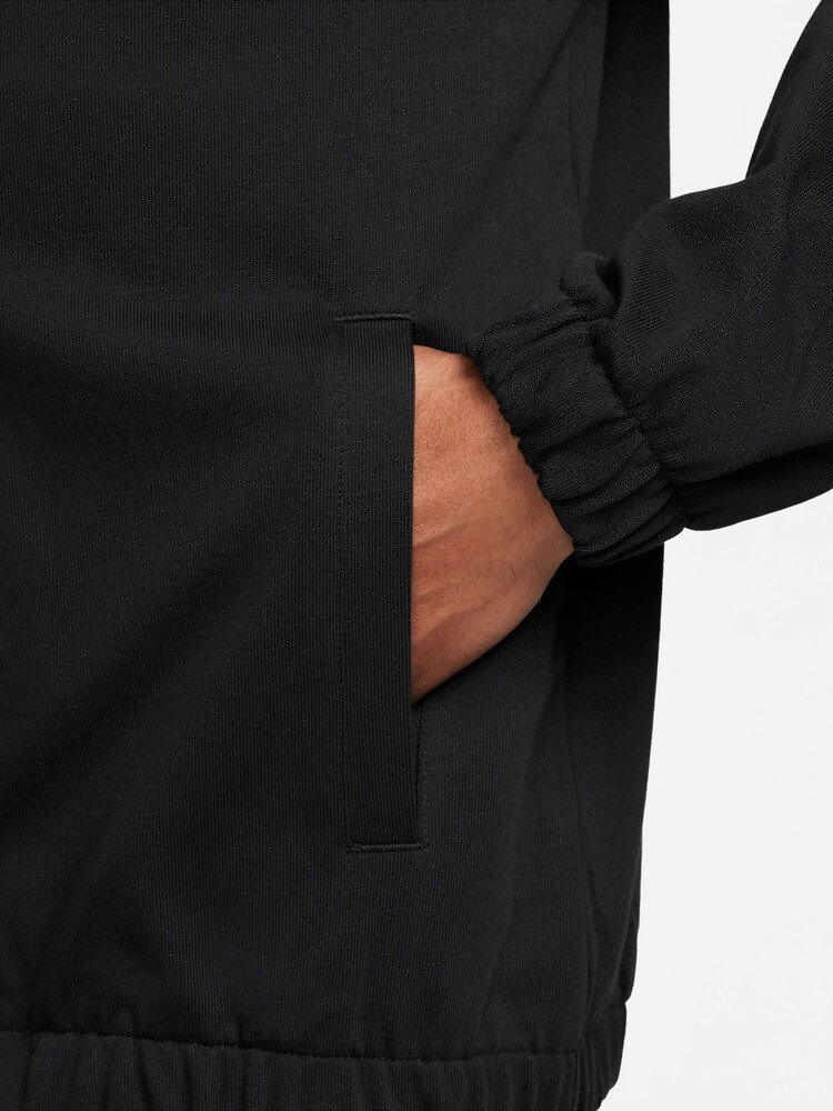 Nike Black Club Knit 100% Cotton Grey Jacket - Image 3 of 3