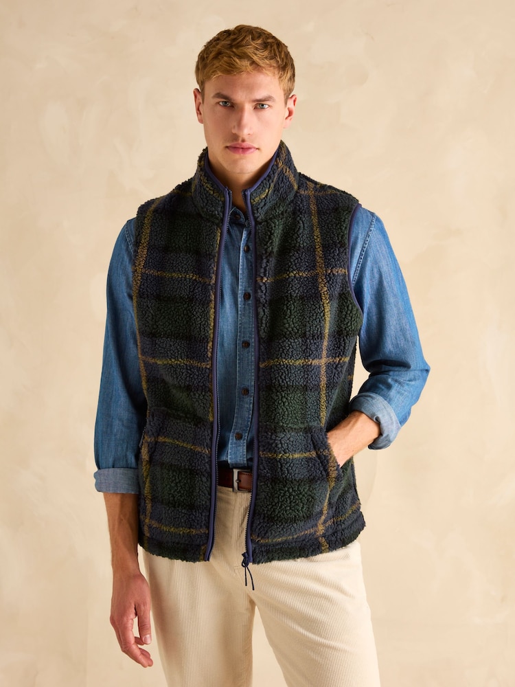 Joules Otis Borg Fleece Gilet - Imagen 1 de 8 Joules Otis Borg Fleece Gilet - Imagen 1 de 8