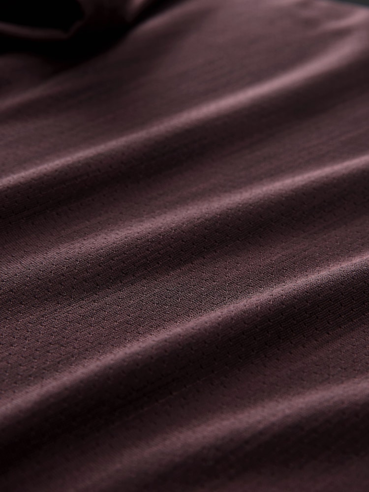 Burgundy Red Active Gym Training T-Shirt - Image 10 of 10