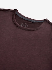 Burgundy Red Active Gym Training T-Shirt - Image 9 of 10