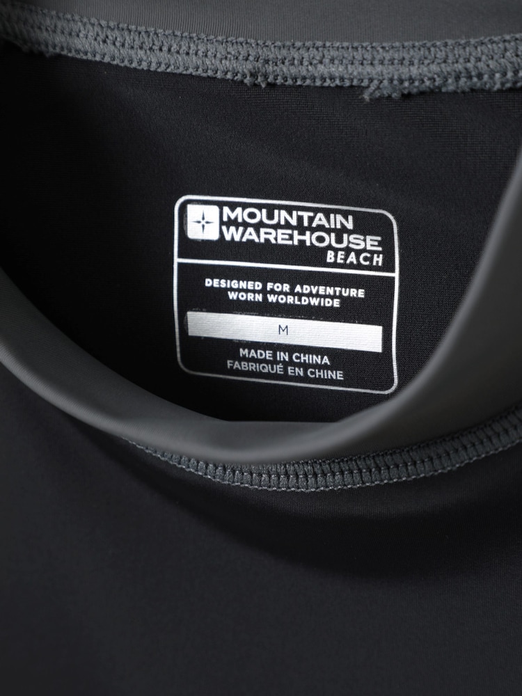 Mountain Warehouse Black Mens Long Sleeve Rash Vest - Image 4 of 4