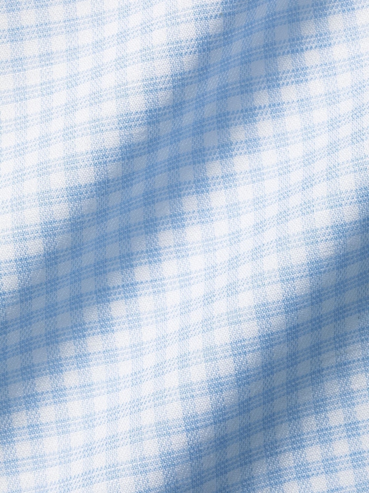 Camo azul - Camisas eCharles Tyrwhitt algodão Slim Fit Noiron Linen - Imagem 6 de 6