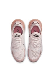 Nike Pink Air Max 270 Trainers - Image 6 of 11