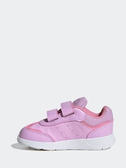 adidas White/Pink Kids Tensaur Switch Shoes - Image 2 of 8