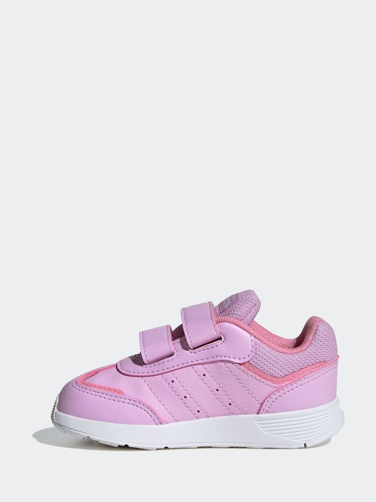 adidas White/Pink Kids Tensaur Switch Shoes - Image 2 of 8