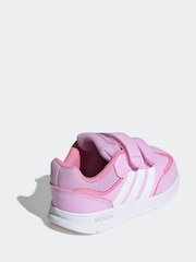adidas White/Pink Kids Tensaur Switch Shoes - Image 4 of 8