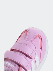 adidas White/Pink Kids Tensaur Switch Shoes - Image 6 of 8