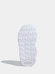 adidas White/Pink Kids Tensaur Switch Shoes - Image 7 of 8