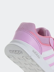 adidas White/Pink Kids Tensaur Switch Shoes - Image 8 of 8