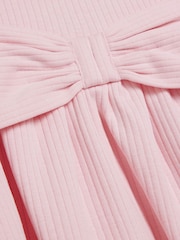 River Island Pink River Island Girls BowsPeplum Kickflare Set - Image 5 of 5