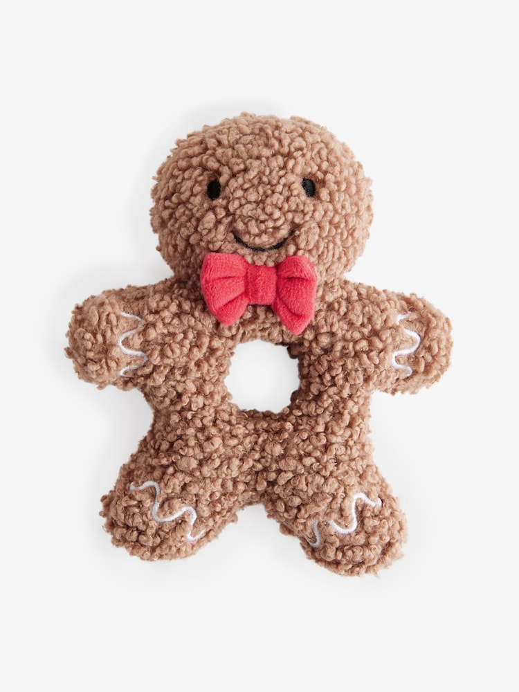 Christmas Gingerbread Baby Rattle - Image 1 of 3