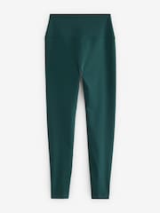 self. Dark Green High Waist Leggings - Image 6 of 8
