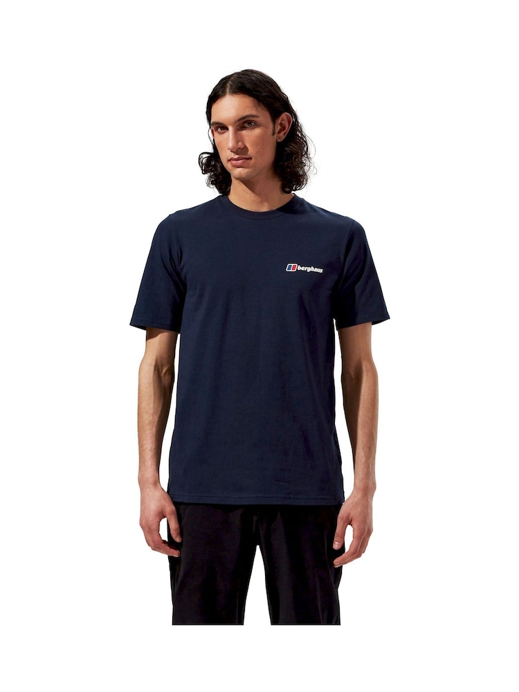 Berghaus Blue Mountain Lineation Short Sleeve 100% Cotton T-Shirt - Image 1 of 10