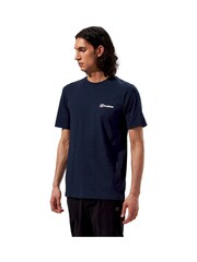 Berghaus Blue Mountain Lineation Short Sleeve 100% Cotton T-Shirt - Image 4 of 10