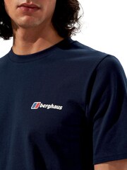 Berghaus Blue Mountain Lineation Short Sleeve 100% Cotton T-Shirt - Image 6 of 10