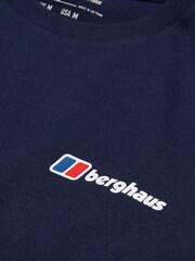 Berghaus Blue Mountain Lineation Short Sleeve 100% Cotton T-Shirt - Image 9 of 10