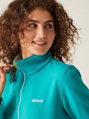 Regatta Blue Shower Resistant Connie V Softshell Jacket - Image 4 of 7