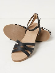 FatFace Beth Black Sandals - Image 3 of 3