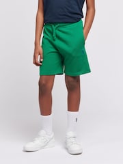 U.S. Polo Assn. Green Boys 100% Cotton Double Horsemen Sweat Shorts - Image 1 of 8