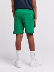 U.S. Polo Assn. Green Boys 100% Cotton Double Horsemen Sweat Shorts - Image 2 of 8