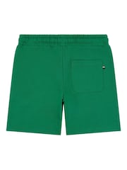 U.S. Polo Assn. Green Boys 100% Cotton Double Horsemen Sweat Shorts - Image 7 of 8