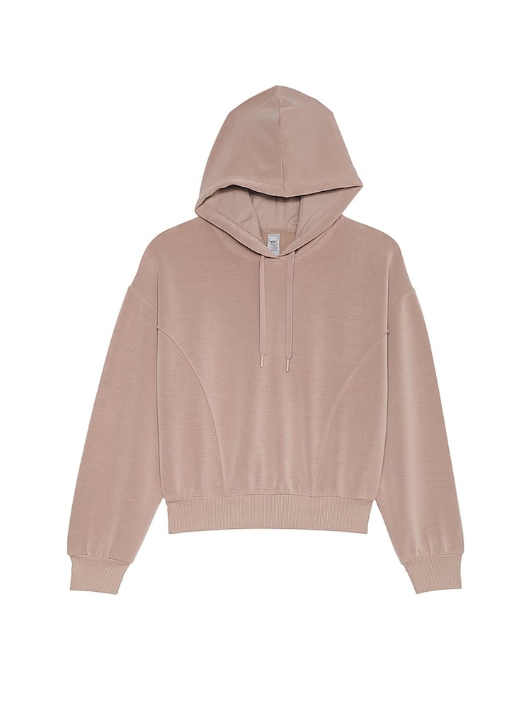 Victoria's Secret Candelight Rose Nude Featherweight Knit Hoodie - Image 3 of 3