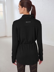 Black Active Cowl Neck Sweat Top - Image 3 of 9