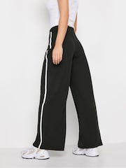 PixieGirl Petite Black Side Stripe Wide Leg Trousers - Image 3 of 4