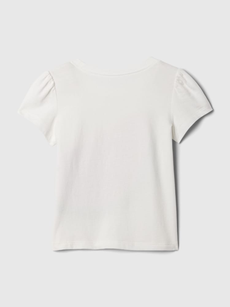 Gap White/Pink Summer Graphic Short Sleeve T-Shirt (Newborn-5yrs) - Image 2 of 2