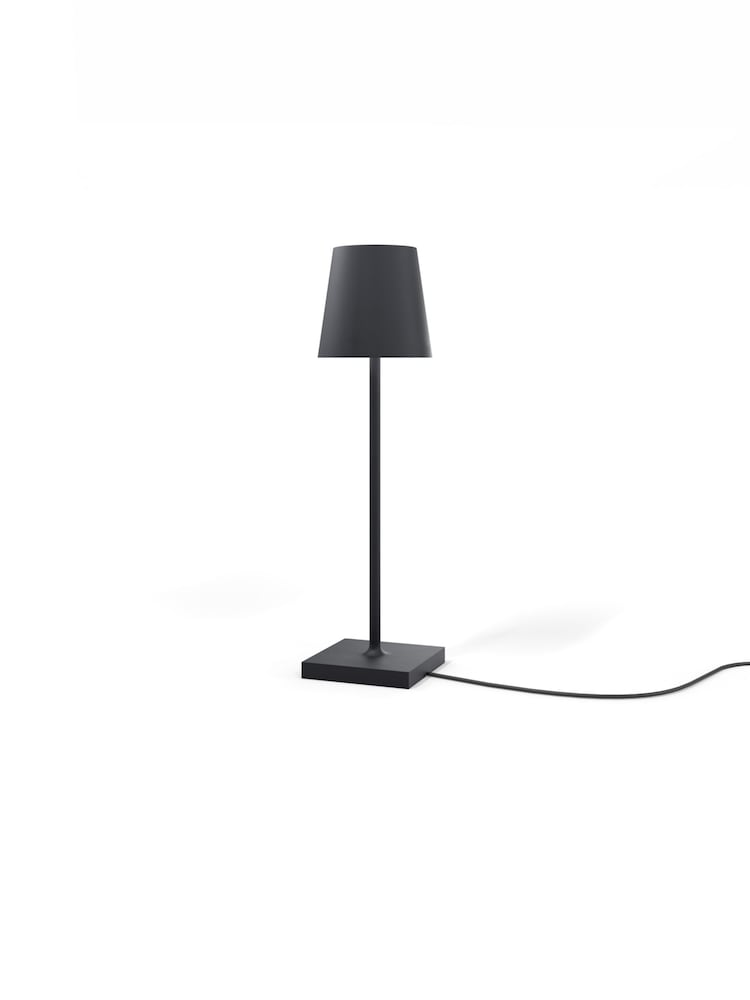 SolarCentre Black Jour USB Solar Rechargeable Outdoor Table Lamp - Image 3 of 3