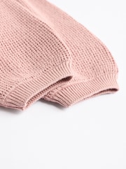 Dusky Pink Twofer Mesh Baby Dress (0mths-2yrs) - Image 7 of 11