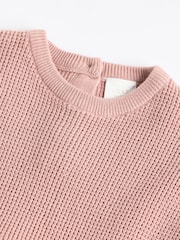 Dusky Pink Twofer Mesh Baby Dress (0mths-2yrs) - Image 9 of 11