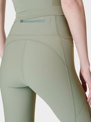 Sweaty Betty Savannah Green Full Length Aerial Core Workout Leggings - Image 8 of 10