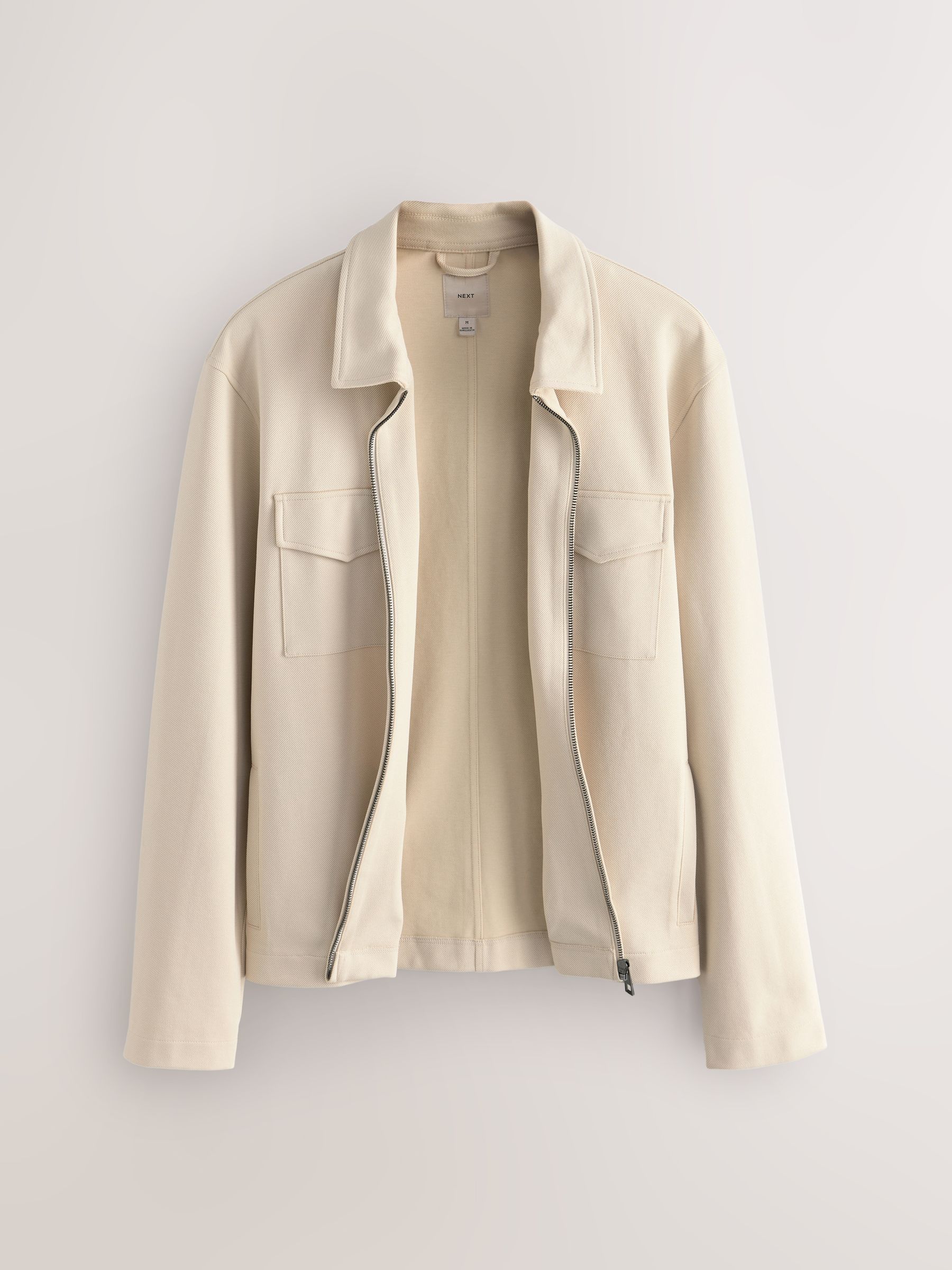 Buy Ecru Jersey Jacket from the Next UK online shop