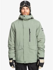 Quiksilver Green Mission Solid Ski Jacket - Image 1 of 9