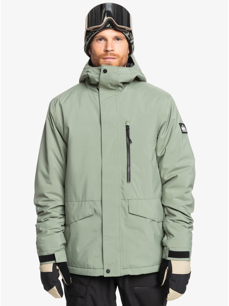 Quiksilver Green Mission Solid Ski Jacket - Image 1 of 9