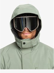 Quiksilver Green Mission Solid Ski Jacket - Image 4 of 9