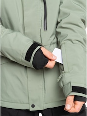 Quiksilver Green Mission Solid Ski Jacket - Image 5 of 9