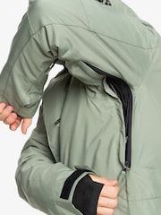 Quiksilver Green Mission Solid Ski Jacket - Image 6 of 9