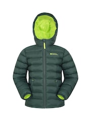 Mountain Warehouse Green Seasons II Kids Water-Resistant Padded Jacket - Image 1 of 5