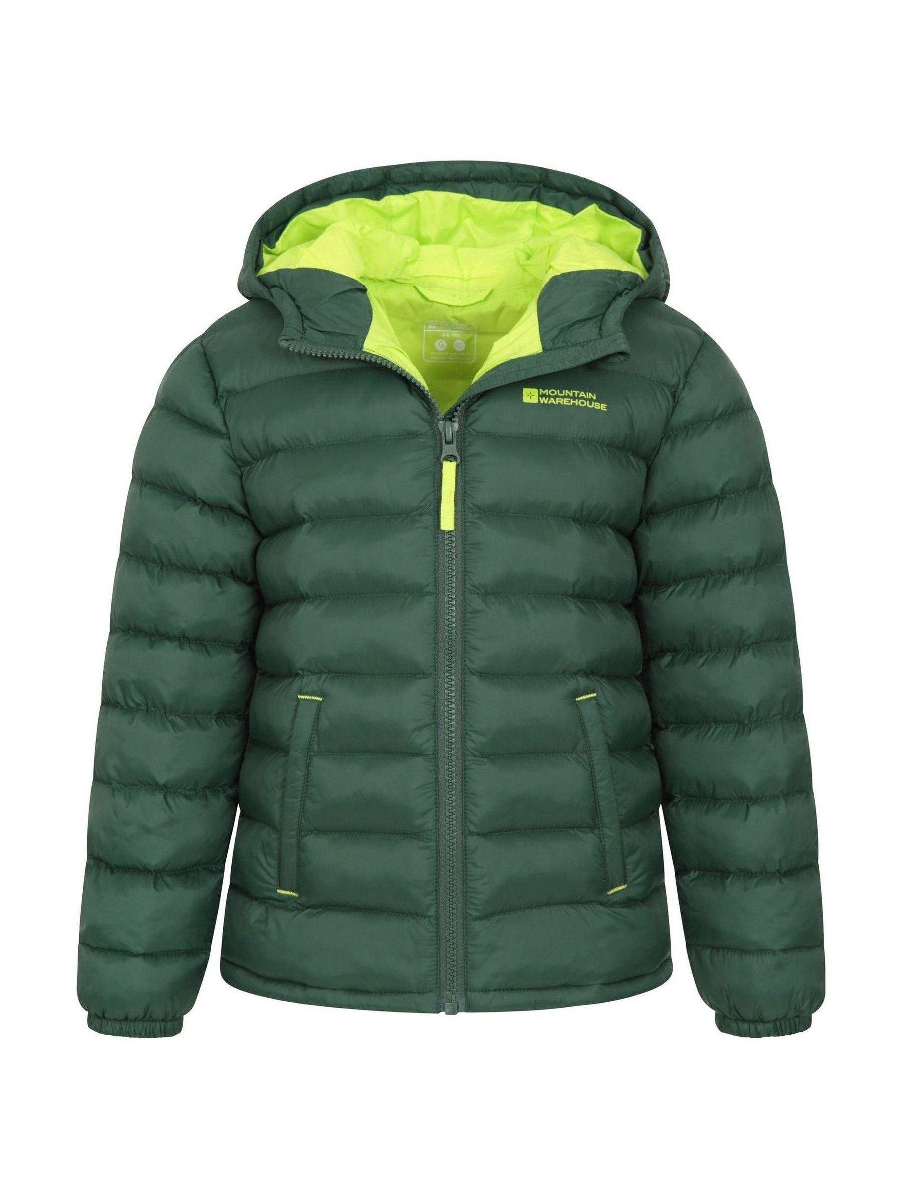 Buy Mountain Warehouse Green Kids Seasons II Water Resistant Padded Jacket from Next USA