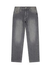 Lee Grey Boys Straight Fit Classic Daren Jeans - Image 6 of 8