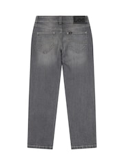 Lee Grey Boys Straight Fit Classic Daren Jeans - Image 7 of 8