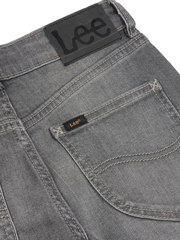 Lee Grey Boys Straight Fit Classic Daren Jeans - Image 8 of 8